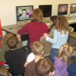 Classrooms across the nation can connect via Skype.