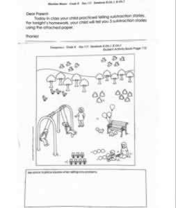 A Common Core kindergarten math assignment. Credit: The Daily Caller