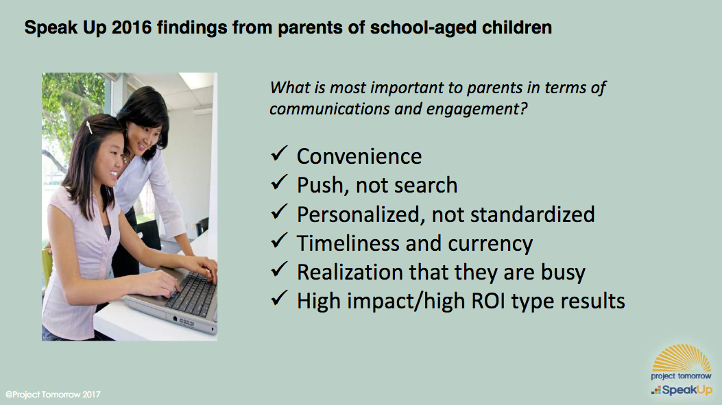 What Do Parents Want In Communication?