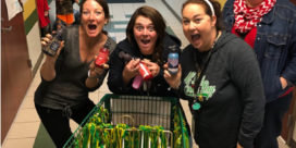 the Cart of Awesomeness, a shopping cart filled with goodies to reward teachers