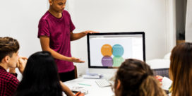 An easy way to incorporate technology into the classroom is with the use of engaging presentation technology and tools like PowerPoint.