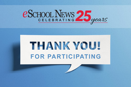 With a nod to its 25 years of providing edtech news and analysis, eSchool News launched Celebrate 25! and gave readers 25 chances to win.