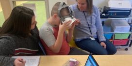 The school is using VR to explore VR strategies in the world of SEL for students, and to build compassion and empathy among new staff.