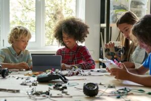 Through PBL, students actively engage in real-world problems that require them to use STEM concepts to solve complex problems.