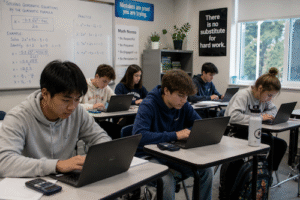 Sixty-eight percent of surveyed students say they turn to AI tools for math assignments or exams when they need extra help.