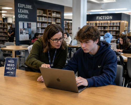 After years of spending all their time on smartphone screens, today’s students are heading back to the school library for a range of reasons.