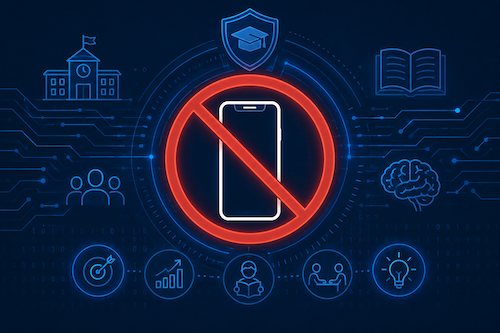 Schools can implement systems and policies that allow for access to student devices while limiting their use during instructional time.