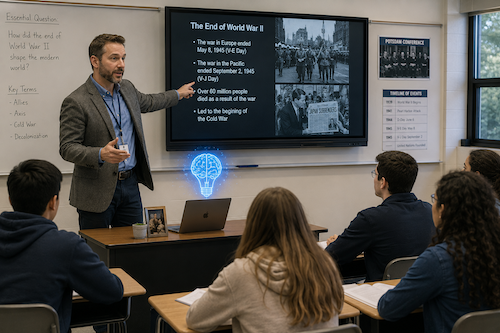 Districts that creates the right language, the structure, and competence statements around AI will get a return on whatever platform it picks
