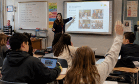Schools can use technology in language learning to build communication skills, cultural understanding, and career readiness.