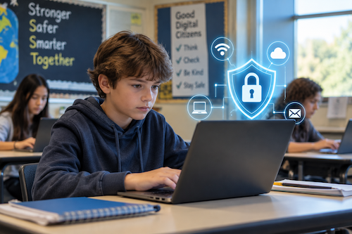 K-12 cybersecurity education can do is help students build habits that remain useful as technology changes.