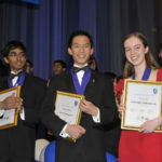 The twop three winners of the Intel Science Talent Search contest took home scholarships totaling more than $200,000.