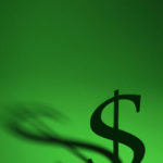 Dollar Sign on Green Background